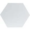 THE HOME DECO FACTORY Décoration Murale Miroir à Coller Palette Hexagone Argent - Argent