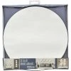 TENDANCE - Set De 4 Miroirs Adhésifs Ronds En Verre D 30 Cm - Argent-rond -Miroir Soldes Boutique 48768084 1