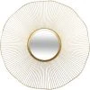 Miroir Métal Soleil D 97 Cm Jodie - Atmosphera - Doré -Miroir Soldes Boutique 48789155 1
