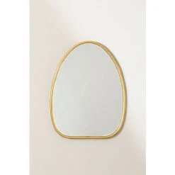 Miroir Mural En Métal Ewlin SKLUM Fer - MDF Doré - Doré -Miroir Soldes Boutique 49239017 3
