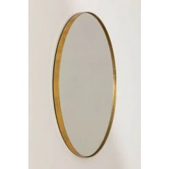 Miroir Mural Rond En Métal Fransees SKLUM Fer - MDF Doré - Doré -Miroir Soldes Boutique 49239038 3