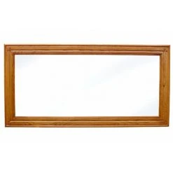 HELLIN Miroir Pour Bahut 4 Portes - LA BRESSE - Bois Foncé