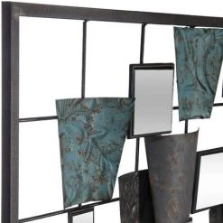 Déco Murale "miroir" Métal 50 X 50 Cm Atmosphera - Multicolore -Miroir Soldes Boutique 49306293 2