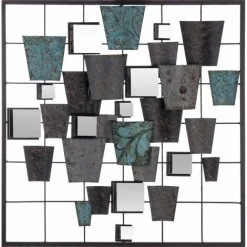Déco Murale "miroir" Métal 50 X 50 Cm Atmosphera - Multicolore -Miroir Soldes Boutique 49306293 3