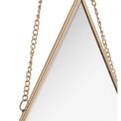 Lot De 3 Miroirs Losange Métal Chaine Or Atmosphera - Miroir 11 Lot De 3 Miroirs Losange Métal Chaine Or Atmosphera - Miroir -Miroir Soldes Boutique 49306326 5