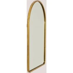 Miroir Mural En Métal Clovis SKLUM Fer - MDF Doré - Doré