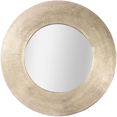 Table Passion - Miroir Rond En Métal Doré 50 Cm - Or 3 Table Passion - Miroir Rond En Métal Doré 50 Cm - Or