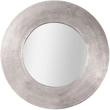 Table Passion - Miroir Rond En Métal Argenté 50 Cm - Argent 3 Table Passion - Miroir Rond En Métal Argenté 50 Cm - Argent