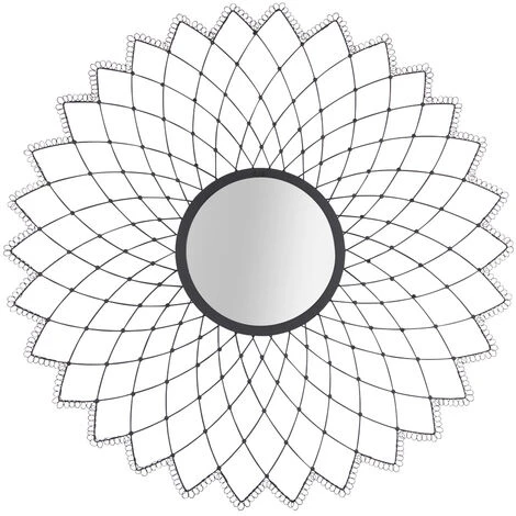 Table Passion - Miroir Mandala Noir D65 Cm - Noir 3 Table Passion - Miroir Mandala Noir D65 Cm - Noir