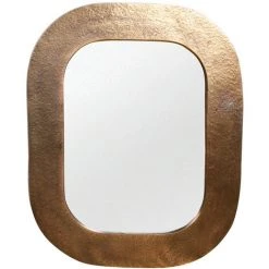 Table Passion - Miroir Rectangle 40 X 50 Cm Laiton Antique - Or