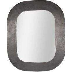 Table Passion - Miroir En Métal Noir 40x50 Cm - Noir