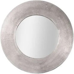 Table Passion - Miroir Rond Argenté 74 Cm - Argent
