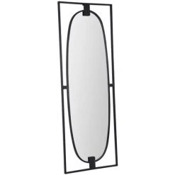 Table Passion - Miroir Géométrie Noir 120x43 Cm - Noir