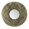 Amadeus - Miroir En Paille 75cm - Marron -Miroir Soldes Boutique 49514145 1