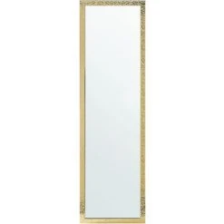 BELIANI Miroir Sur Pied En Plastique Doré 140x40 - Doré