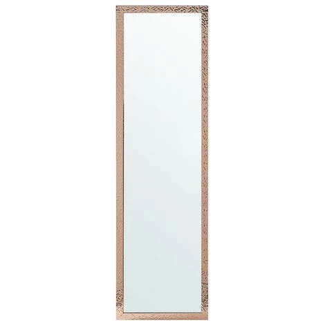 BELIANI Miroir Sur Pied En Plastique Cuivré 140x40 - Cuivré 3 BELIANI Miroir Sur Pied En Plastique Cuivré 140x40 - Cuivré