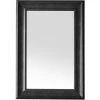 BELIANI Miroir En Plastique Noir 90x60 - Noir -Miroir Soldes Boutique 4994527 1