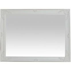 BISCOTTINI Miroir Suspendue Vertical/horizontal L62xPR3xH82 Cm Finition Blanc Antique -Miroir Soldes Boutique 49978595 3