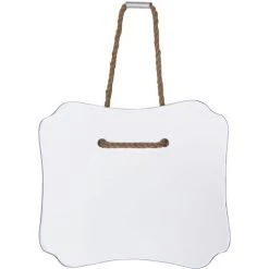 Miroir En Verre Avec Corde, Dim : 25 X 30.5 X 1.5 Cm -PEGANE-