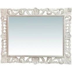 BISCOTTINI Miroir Murale En Bois Affichage Verticale/horizontale Finition Blanche Vieillie Aux Dimensions L70 XPR4 XH90 Cm Made In Italy 9 BISCOTTINI Miroir Murale En Bois Affichage Verticale/horizontale Finition Blanche Vieillie Aux Dimensions L70 XPR4 XH90 Cm Made In Italy -Miroir Soldes Boutique 50321145 3