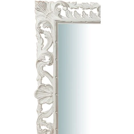 BISCOTTINI Miroir Murale En Bois Affichage Verticale/horizontale Finition Blanche Vieillie Aux Dimensions L70 XPR4 XH90 Cm Made In Italy 7 BISCOTTINI Miroir Murale En Bois Affichage Verticale/horizontale Finition Blanche Vieillie Aux Dimensions L70 XPR4 XH90 Cm Made In Italy – Image 5