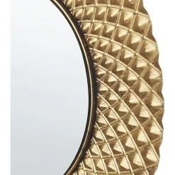BELIANI Miroir En Doré 38x38 - Doré -Miroir Soldes Boutique 50413317 5