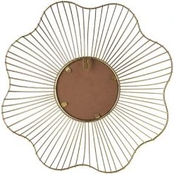 BELIANI Miroir En Métal Doré 40x40 - Doré -Miroir Soldes Boutique 50413319 4