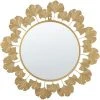 BELIANI Miroir En Métal Doré 49x49 - Doré -Miroir Soldes Boutique 50413320 1