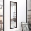 JN.SONGS Miroir Sur Pied Rectangulaire Avec Crochet Cadre En Bois 140x50cm Pour Chambre, Salon Et Entrée Brun 1 JN.SONGS Miroir Sur Pied Rectangulaire Avec Crochet Cadre En Bois 140x50cm Pour Chambre, Salon Et Entrée Brun -Miroir Soldes Boutique 50600174 1