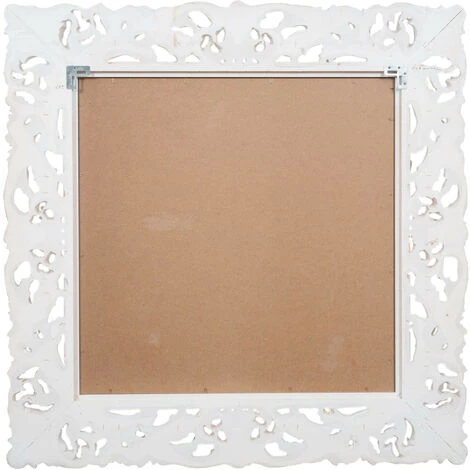 BISCOTTINI MIROIR MURAL EN BOIS AVEC FINITION BLANC ANTIQUE FABRIQUÉ EN ITALIE 7 BISCOTTINI MIROIR MURAL EN BOIS AVEC FINITION BLANC ANTIQUE FABRIQUÉ EN ITALIE – Image 5