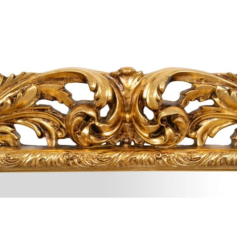 BISCOTTINI MIROIR MURAL EN BOIS AVEC FINITION FEUILLE D'OR ANTIQUE FABRIQUÉ EN ITALIE 7 BISCOTTINI MIROIR MURAL EN BOIS AVEC FINITION FEUILLE D'OR ANTIQUE FABRIQUÉ EN ITALIE – Image 5