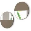HERDASA Lot De 2 Miroirs Circulaires à Suspendre, Aire - Moka -Miroir Soldes Boutique 50751825 1