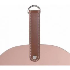 THE HOME DECO FACTORY Miroir Cuivre Rose Avec Anse Triangle - Rose -Miroir Soldes Boutique 50760525 2