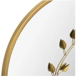 Atmosphera - Miroir Mural En Métal Doré D 58 Cm - Doré -Miroir Soldes Boutique 50881692 2