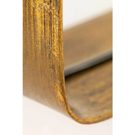 Miroir Mural Rectangulaire En Métal Meritt SKLUM Fer - MDF Doré - Doré 6 Miroir Mural Rectangulaire En Métal Meritt SKLUM Fer - MDF Doré - Doré – Image 4