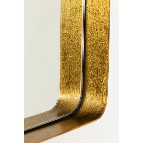 Miroir Mural Rectangulaire En Métal Meritt SKLUM Fer - MDF Doré - Doré 7 Miroir Mural Rectangulaire En Métal Meritt SKLUM Fer - MDF Doré - Doré – Image 5