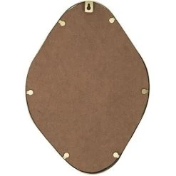 THE HOME DECO FACTORY Miroir Contour Déco Doré Losange - Or -Miroir Soldes Boutique 50899048 4