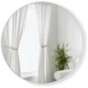 UMBRA MIRA Miroir Mural Rond D56cm, Blanc, 37 (94cm) -Miroir Soldes Boutique 50921626 1