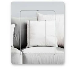 UMBRA ECHO - Miroir Mural 3 Orientations Pivotantes H63cm