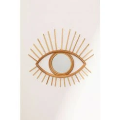 Miroir Mural En Rotin Yzma SKLUM Rotin - NATUREL -Miroir Soldes Boutique 50923185 4