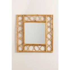 Miroir Mural Carré En Rotin Boké SKLUM Rotin - NATUREL 10 Miroir Mural Carré En Rotin Boké SKLUM Rotin - NATUREL -Miroir Soldes Boutique 50923187 4