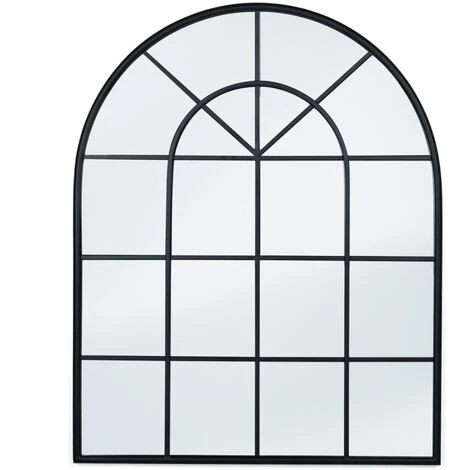 IDMARKET Miroir Verrière Arche Design Industriel 80x100 Cm 4 IDMARKET Miroir Verrière Arche Design Industriel 80x100 Cm – Image 2