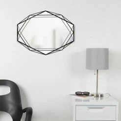 Umbra 358776-040 Prisma Miroir Noir 56,8 X 43 X 9 Cm -Miroir Soldes Boutique 51221423 3