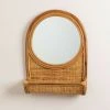 Miroir Mural Rond Avec Rangement En Rotin Woban SKLUM Rotin - NATUREL -Miroir Soldes Boutique 51277186 1