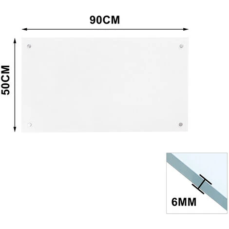 Hengda 50x90cm Crédence Cuisine Carrelage Miroir Mural Arrière Cuisine Transparente Carrelage Miroir Mural Transparent 4 Hengda 50x90cm Crédence Cuisine Carrelage Miroir Mural Arrière Cuisine Transparente Carrelage Miroir Mural Transparent – Image 2