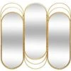 AUTRES Miroir Métal Triptyque Edi - 72 X 69 Cm - Doré -Miroir Soldes Boutique 51383636 1