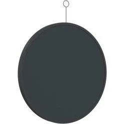 VidaXL Miroir Suspendu Avec Crochet Noir 50 Cm - Noir 11 VidaXL Miroir Suspendu Avec Crochet Noir 50 Cm - Noir -Miroir Soldes Boutique 51777549 5