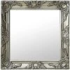 YOUTHUP Miroir Mural Style Baroque 50x50 Cm Argenté - Argent