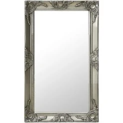 YOUTHUP Miroir Mural Style Baroque 50x80 Cm Argenté - Argent