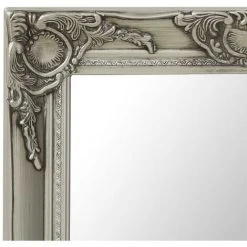 YOUTHUP Miroir Mural Style Baroque 50x80 Cm Argenté - Argent -Miroir Soldes Boutique 51866427 4